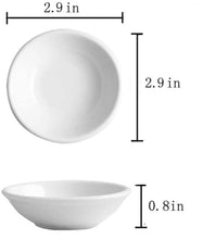 Load image into Gallery viewer, Dimensions of Shower Steamer Plate - 2.9 inches diameter round
